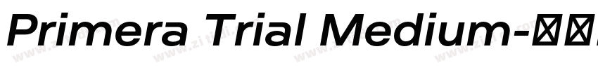 Primera Trial Medium字体转换